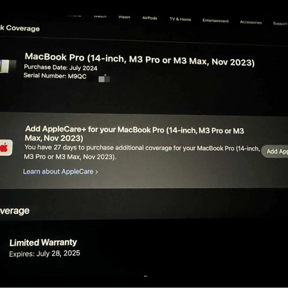 Apple MacBook Pro M3 PRO or M3 MAX